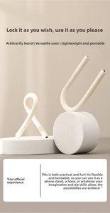 Flexible Safety Hook <b>Portable</b> Curved Grab Hook Soft Touch Metal Hook for Home Bathroom Nursery - Product Image 3
