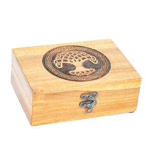 Caja de Madera con Grabado Láser Personalizado, Acabado Mate, Caja de Madera con Grabado Láser Suave, Caja para Joyería, Caja de Almacenamiento, Suministro al por Mayor - Product Image 4
