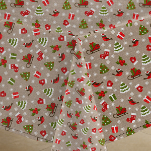 100% Cotton Table Cloth Soft Premium Quality New Christmas Collection Printed Design Table Cloth for Christmas Home Decoration. - Product Image 3