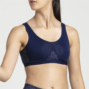 Soutien-gorge de sport sans couture pour femmes, soutien-gorge de sport à fort impact, soutien-gorge de fitness respirant en nylon avec logo personnalisé - Product Image 1