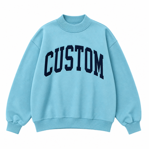 Sweat-shirt à col montant avec lettres grecques pour femmes, broderie personnalisée, lettres grecques, 100% coton, sweat-shirt surdimensionné pour sororité - Product Image 3