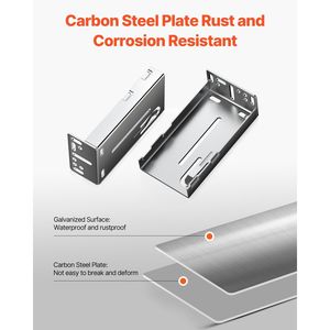 10 paires de supports de glissières d'armoire de tiroir de Rail de montage latéral 100 LBS Capacité 100% Nouveau produit - Product Image 4