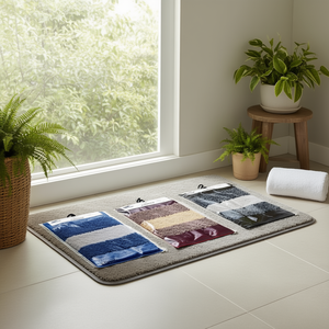Alfombra de Baño Antideslizante y Absorbente de 38x58cm para Hogar y Hotel, Hecha de Poliéster y Tierra de Diatomeas para Decoración del Hogar - Product Image 3
