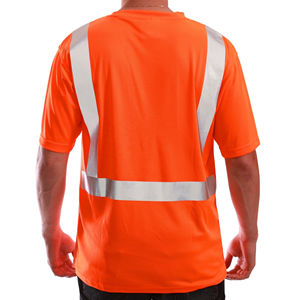Camisetas de Alta Visibilidad Personalizadas 2026, Cuello Redondo, Ropa de Trabajo de Alta Calidad, Camisetas de Seguridad Reflectantes de Manga Corta para Hombre - Product Image 2