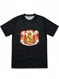 <b>Men's</b> Black Short Sleeve Summer Casual T-<b>Shirt</b> 100% Cotton Anti-Wrinkle - Product Image 1