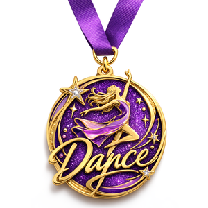 Medallas de Baile Personalizadas - Metal de Zinc Chapado en Oro con Impresión UV y Acabado de Esmalte Suave, Premios para Eventos Deportivos y Regalos de Recuerdo - Product Image 4
