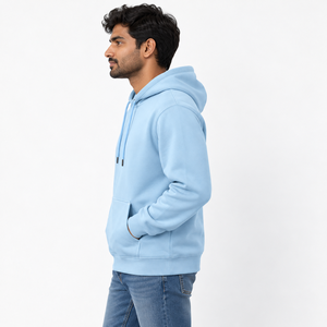 Sweat-shirts à capuche unisexes personnalisables, avec cordon de serrage, plusieurs couleurs, poche kangourou, OEM, marque privée, vente en gros - Product Image 3