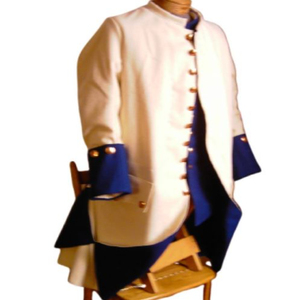 <b>Men's</b> Waterproof Breathable Eco-Friendly <b>Wool</b> British Regimental <b>Coat</b> Vintage American Reproduction French Justacorps <b>Coats</b> - Product Image 3