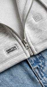 ONETEN APPARELS Conjunto de Sudadera Corta Azul Marino y Pantalones Jogger de Pierna Ancha para Mujer, Manga Larga, Estampado, Estilo Urbano, Chándal Holgado - Product Image 6