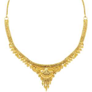 Wholesale Brass 14K18K24K Dye Gold Plated <b>Bridal</b> Short Fashion Necklaces Festive Wear Jewelry Set Traditional Design Jewelry Set - Product Image 4