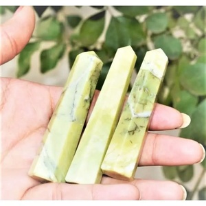 Piedras Naturales Serpentinas de 6 Facetas, Obeliscos, Puntas de Torre, Cristales al por Mayor, Artesanías de Cristal, Feng Shui, Reiki, Rocas, Minerales de Jade Pulidos - Product Image 5