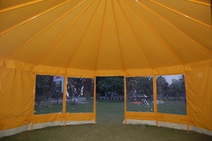 Carpa Redonda Tipo Majlis, Inspirada en Diseños Árabes, Mongólicos y Turcos – Carpa de Camping Impermeable, Ignífuga y para Todo Tipo de Clima - Product Image 4
