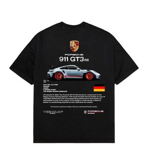 T-shirt graphique Ferrari Formula Racing en coton premium, streetwear, design motorsport, coupe oversize, impression haute intensité, tendance - Product Image 5