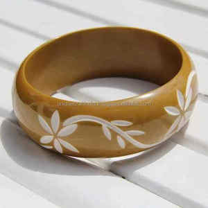 Bracelets de mode de tous les jours vibrants flocons artistiques audacieux bracelets en résine accessoire de style accrocheur - Product Image 6