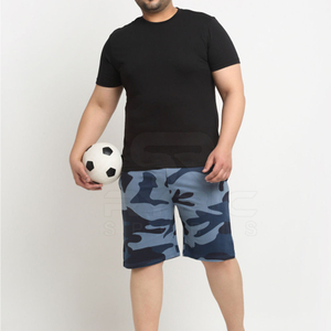 Shorts essentiels pour les vacances d'été pour hommes, avec tissu extensible moderne et abstrait, coupe décontractée, pour le sport et les tenues de tous les jours - Product Image 6