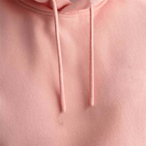 Sudadera con Capucha de Felpa de Algodón y Poliéster Rosa Claro Personalizada, Fabricante OEM ODM, Ropa Casual Unisex, Logotipo Personalizado, Venta al Por Mayor - Product Image 5