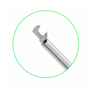 Tijeras de Corte Vertical Oftálmicas de Titanio de Calidad Superior para Vitreo Retinal, Puntas de 80 Grados Disponibles en 20G a 25G - Product Image 4