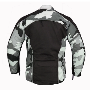 Chaqueta de Motocicleta de Camuflaje para Hombre, Manga Larga, Resistente al Viento, para Todas las Estaciones, Protección Textil con Armadura - Product Image 5
