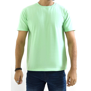 T-shirt personnalisé d'été 220 g/m² à manches courtes, streetwear, logo brodé, homme, 100 % coton, vente en gros, t-shirt uni - Product Image 1