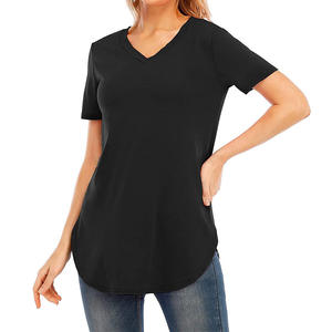 เสื้อยืดผู้หญิงทรงปกติ แขนสั้น สไตล์ลำลอง แฟชั่นทันสมัย เสื้อยืดลำลองผู้หญิง - Product Image 1