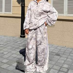 Conjunto deportivo informal para mujer, conjunto deportivo de algodón cepillado para mujer, conjuntos deportivos personalizados para mujer - Product Image 1