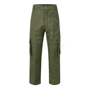 Pantalones Cargo Casuales de Hombre, Corte Slim Fit, 100% Algodón, Corte Recto, Cintura Media, Lavado Claro, Transpirables, Ecológicos, Servicio OEM - Product Image 2