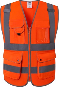 Premium Fabric Workwear <b>Uniforms</b> Safety Vest Lightweight Reflective <b>Construction</b> Safety Vest High Quality Supplier - Product Image 5
