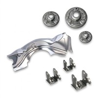 Pièces d'emboutissage de renfort interne de poutre de pare-chocs avant de précision IATF16949, pressée à 400T, en acier HSLA, usine OEM