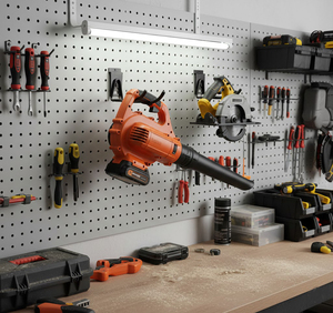 Organizador de Ganchos para Garaje, Sistema de Rieles para Herramientas Eléctricas de Alta Resistencia, Soporte de Acero para Almacenamiento de Herramientas GAPGAR004 - Product Image 4