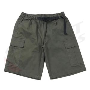 Pantalones Cortos Bermuda para Hombre al Mejor Precio, 100% Algodón, Transpirables, Resistentes al Viento, de Secado Rápido, Color Granate, con Bolsillos Tipo Cargo, Casuales, para Gimnasio, Ejercicio al Aire Libre, OEM - Product Image 5