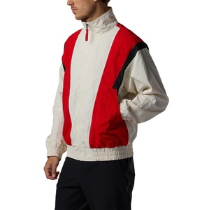 Custom Logo Breathable Front Zipper Windbreaker Jacket Crinkle Memory Fabric For Outdoor Windbreaker Jacket - Product Image 3