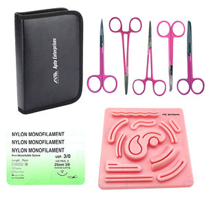 Kit de formation en suture, instruments chirurgicaux et médicaux, outils de suture médicale avec matériel de pratique - Product Image 1