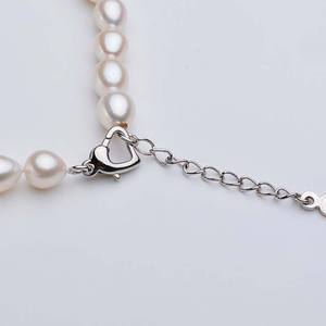Collar de Perlas de Agua Dulce con Forma de Arroz de 7-8 mm y 8-9 mm, Suministro Directo del Fabricante, Venta al por Mayor de Joyería - Product Image 4