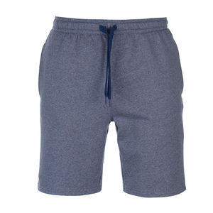 Shorts Bermuda en Coton Uni pour Homme, Taille Élastiquée avec Cordon, Style Décontracté, Taille Moyenne, Tissu Tricoté Respirant - Product Image 1