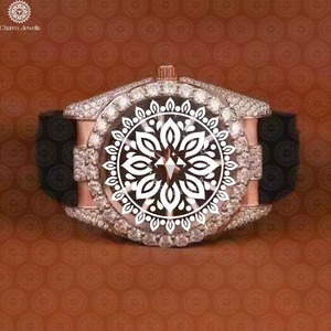 Montre de luxe en moissanite avec mouvement mécanique automatique, idéale pour les événements professionnels – Vente directe usine - Product Image 4