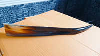 Chausse-pied de qualité supérieure, écologique, de style animalier antique, en matériau organique poli, 40 cm, objet de collection d'art européen, pour bœuf ou taureau