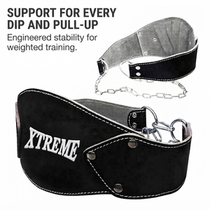 Ceinture de musculation personnalisée pour squats et dips avec chaîne, idéale pour l'entraînement en équipe et la remise en forme fonctionnelle, taille ajustable, chaîne à dégagement rapide - Product Image 2