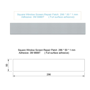 Square <b>Window</b> <b>Screen</b> Repair Patch KIT 29.6 * 5 cm Adhesive: equivalent to leading brand adhesive strong bonding tape - Product Image 4