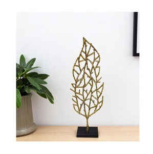 Hand finished aluminum <b>tree</b> sculptures offering reliable construction sophisticated appeal and timeless decorative presence - Product Image 3