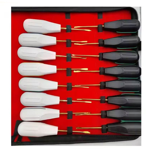 ชุดเครื่องมือทันตกรรมคุณภาพสูง Luxatore 7 ชิ้น แบบใช้มือและไฟฟ้า ทำจากเหล็ก พร้อมอุปกรณ์ยก - Product Image 1