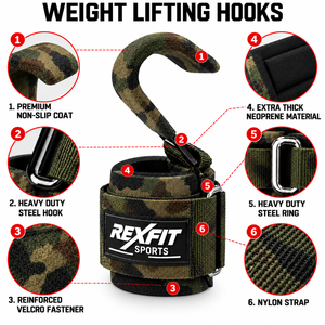 Ganchos de Agarre Resistentes para Levantamiento de Pesas, Asistencia de Agarre para Entrenamiento con Pesas, Fabricante de Marca Privada para Gimnasios, Fitness, Entrenamiento de Fuerza - Product Image 2