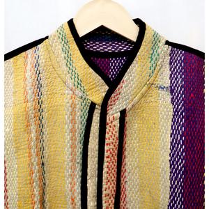 Boho Style Vintage Short Cotton Vest <b>Coat</b> <b>Women</b> Printed Woven Suzani Reversible Kantha Jacket <b>Summer</b> Bohemian Hippie - Product Image 4
