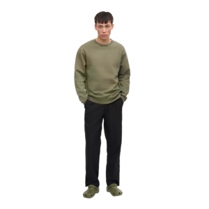 Sweat-shirts à col rond vierges personnalisables en gros, 100% coton molletonné, unisexe, hiver, écologiques, imperméables, streetwear pour hommes - Product Image 2