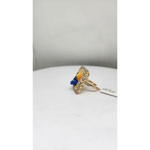 Bague de luxe en diamant naturel 9K pour femme, 0,61 ct HI SI, poids net 8,638 g, plaqué rhodium, certifiée IGI, bijoux fins élégants, style premium - Product Image 3
