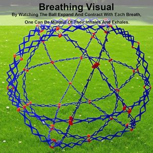 Nuova Struttura da Arrampicata Espandibile Blu per Interni, Grande Sfera Giocattolo in Plastica Progettata Specificamente per Bambini e Bambine - Product Image 4