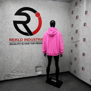 Sudadera con capucha oversize rosa lavada y bordada, con gráfico de cruz gótica desgastada, de forro polar grueso, estilo streetwear unisex casual - Product Image 4