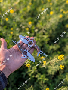 มีดทำมือเหล็ก D2 สแตนเลส ทรงดรอปพอยต์ พร้อมปลอกมีด ตีขึ้นรูปด้วยมือ สำหรับพกพา ตั้งแคมป์ ล่าสัตว์ คมกริบ ใบมีดคงที่ d2 - Product Image 3