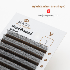 Pestañas Híbridas Preformadas en V DIY, Pestañas MACY BEAUTY KOREA, Extensiones de Pestañas Premium al por Mayor, Pestañas Personalizadas con Marca Privada OEM - Product Image 4