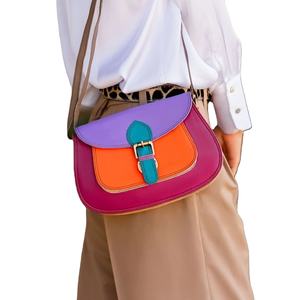 Bolso cruzado con bordado bohemio ecológico para mujer, diseño moderno y funcional con cierre de cremallera para invierno, otoño y verano - Product Image 3