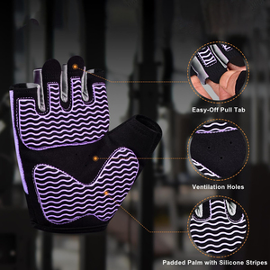 Gants de cyclisme pour hommes et femmes, respirants, légers, demi-doigts, pour vélo de montagne, de route, de plein air - Product Image 2